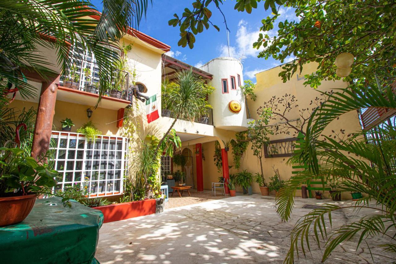 Hotel La Casa Del Almendro Playa del Carmen Exterior foto